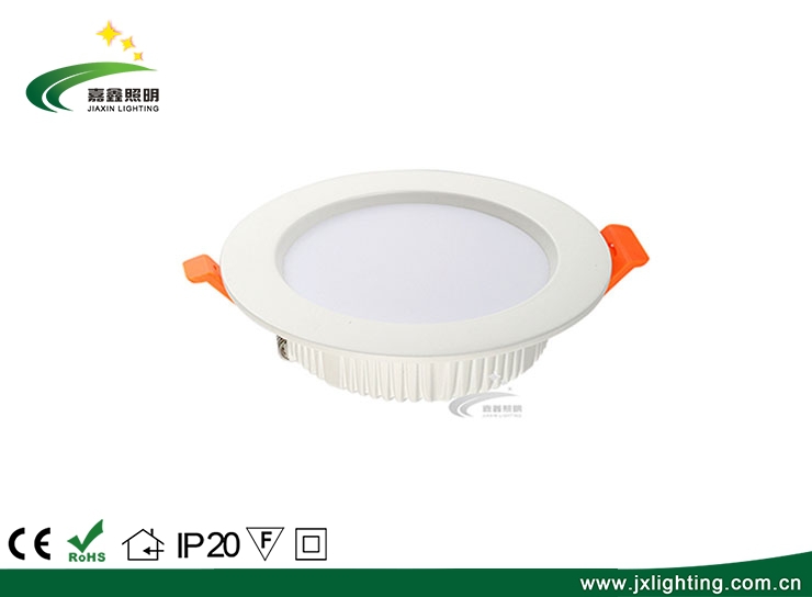 上海高品質嵌入式9W SMD面板輕圓形超薄LED筒燈